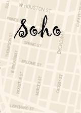 Soho Shopping map